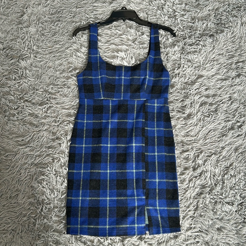 Forever 21 Blue Plaid Dress